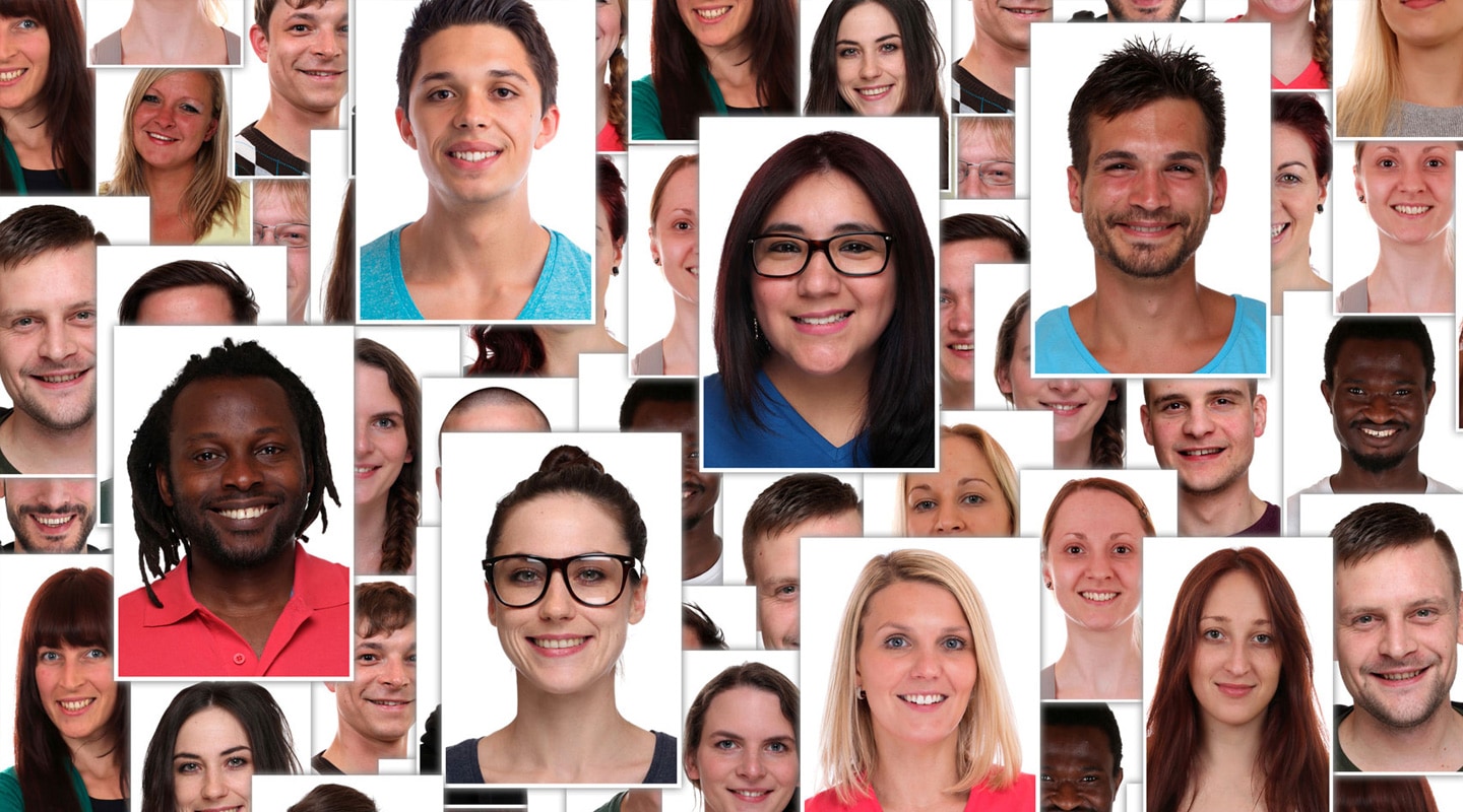 Collage of the faces of Virginia's workforce